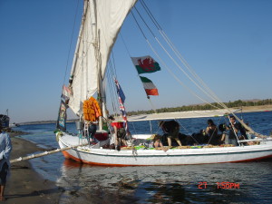 Nile felucca sailboat