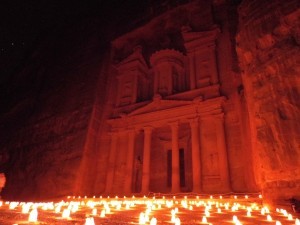 Petra by candlelight, Jordan