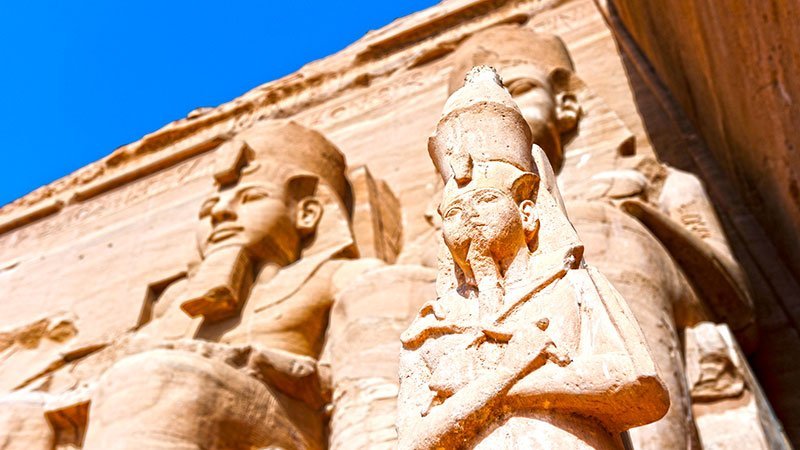 Statues at Abu Simbel, Egypt 