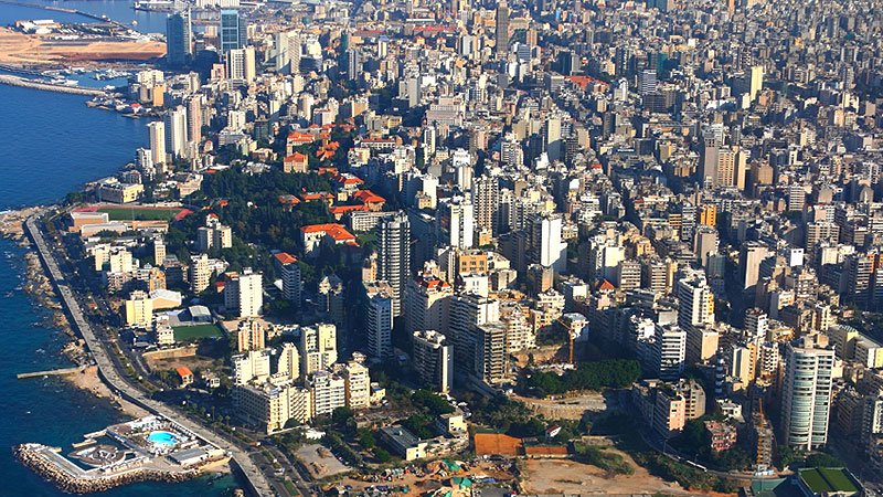 View over Beirut, Lebanon 